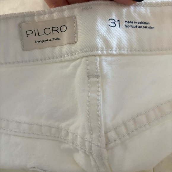 Anthropologie Pilcro “The Devon” White Denim Shorts NWT Size 31 - Picture 7 of 7